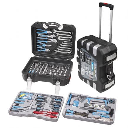FERVI 0165 - Mallette avec outils et accessoires (175 pcs.)