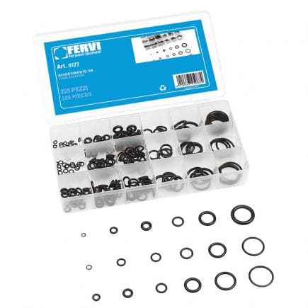FERVI 0177 - Assortiment de joints toriques (225 pcs.)