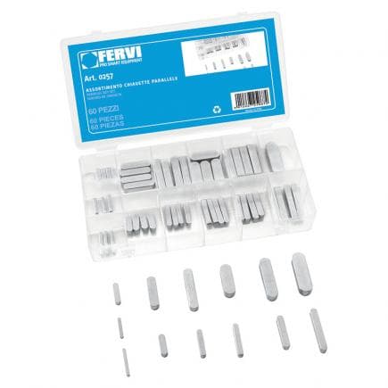 FERVI 0257 - Assortiment de clés parallèles (60 pcs.)
