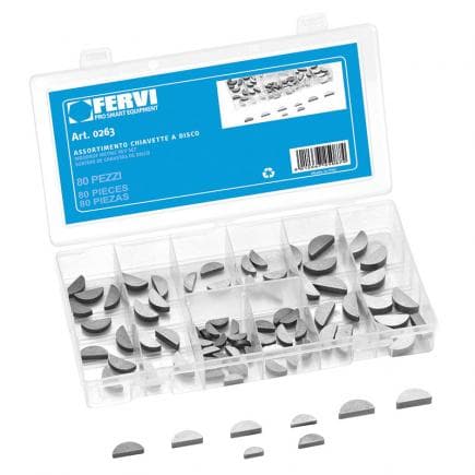 FERVI 0263 - Assortiment de clés à disque métriques (80 pcs.)