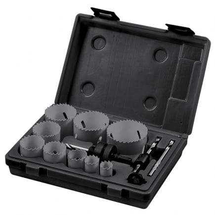 FERVI 0278/009S - Coffret avec scies cloches 19-64mm HSS - co 8% m42 (13 pcs.)