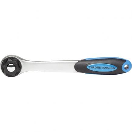 FERVI 0440/3/8 - Ergonomic ratchet handle small head 72 teeth