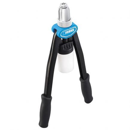 FERVI 0454 - Outil de rivetage à double levier avec changement rapide 400 mm