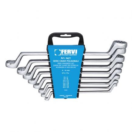 FERVI 0477 - Jeu de clés polygonales (8 pcs.)