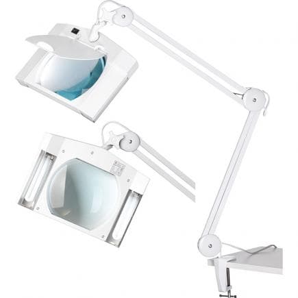 FERVI 0516 - Lampe basse consommation avec lentille 230 V 2x9 W