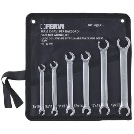 FERVI 0541S - Jeu de clés pour raccords (6 pcs.)