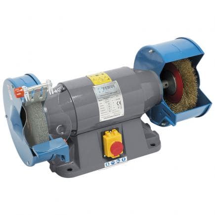 FERVI 0554/400V - Meuleuse combinée professionnelle 400V 900W 200x25x20mm