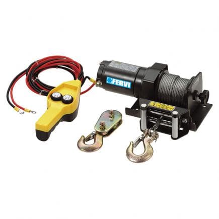 FERVI 0630/0900 - Treuil électrique 12 V DC 0,7 kW 0,9 cv
