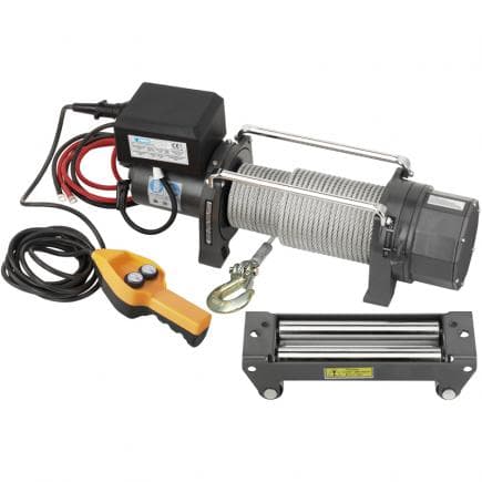 FERVI 0630/2720 - Treuil électrique 12 V DC 1,3 kW 1,8 cv