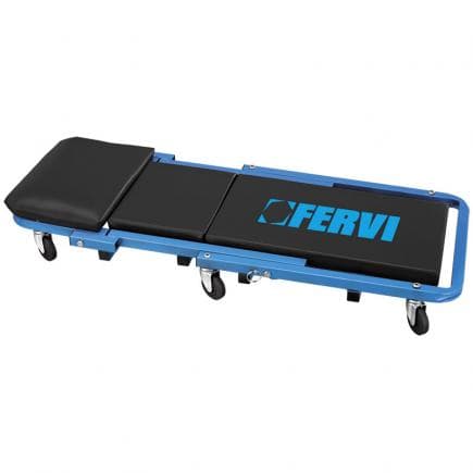 FERVI 0645/SS - Chariot/tabouret sous la voiture 1020x410x150 mm