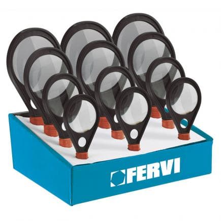 FERVI 0659 - Ensemble de lentilles en cristal (12 pcs.)