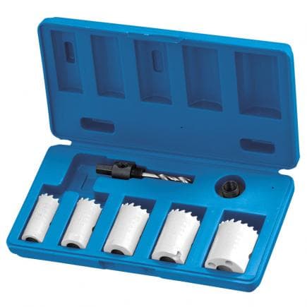 FERVI 0712/005 - Scies cloches 22-38mm HSS m3 en coffret (7 pcs.)