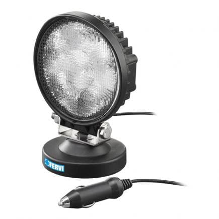 FERVI 0713/18 - Lampe LED avec base magnétique avec 6 LED 3 W