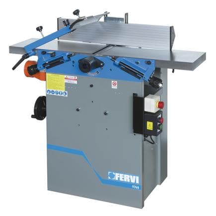 FERVI 0749 - Raboteuse d'épaisseur avec tables en fonte 230V 1.5kW