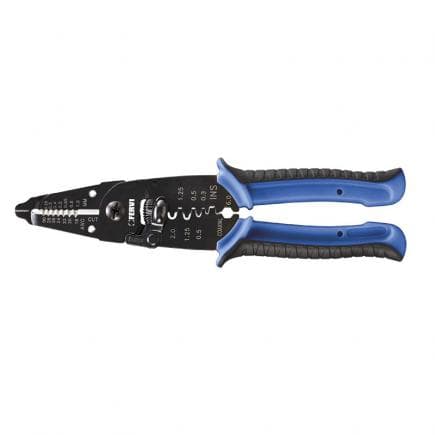 FERVI 0826 - Pince à sertir et pince à dénuder