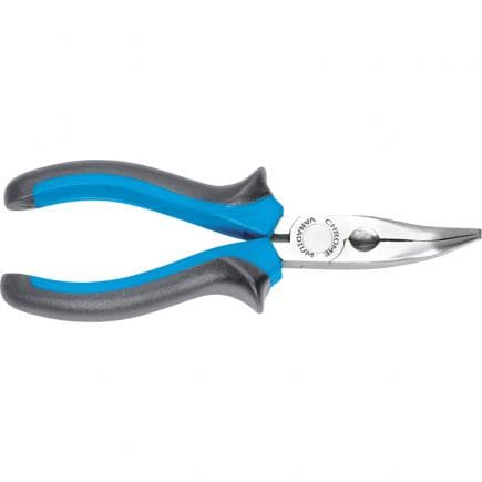 FERVI 0873/BC6 - Pince demi-ronde coudée à 45° en Chrome-Vanadium