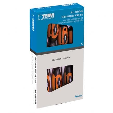FERVI 0881/008 - Jeu de tournevis Torx (8 pcs.)