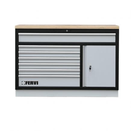 FERVI A007/21 - Grande commode américaine avec dessus en bois