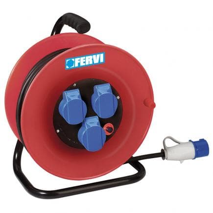 FERVI A010/30 - Enrouleur de câble industriel 230 V