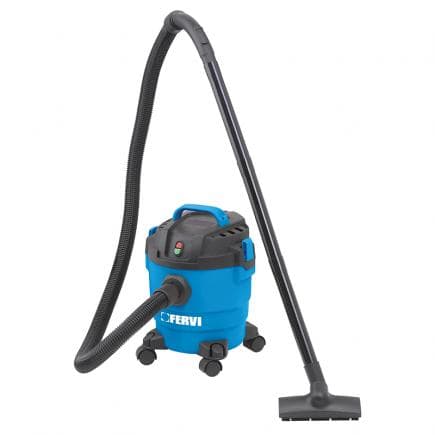 FERVI A024/10 - Aspirateur eau et poussière 10 l 1,2 kW