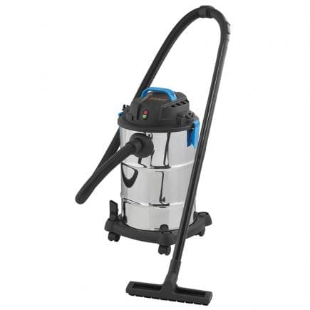 FERVI A025/30 - Aspirateur eau et poussière 30 l 1,2 kW