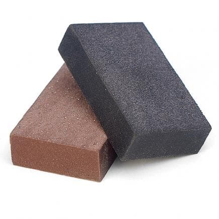 FERVI BGA8050/120 - Blocs abrasifs en caoutchouc 80x50x20 mm
