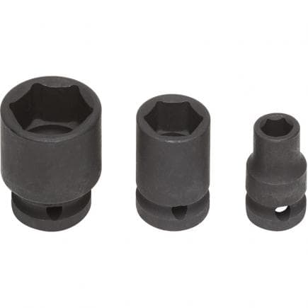 FERVI BI4E3N009 - Clé à douille hexagonale à impact 1/2''