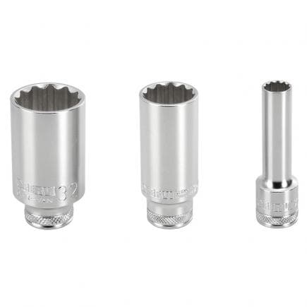 FERVI BN4P3L011A - Clé à douille polygonale longue 1/2''