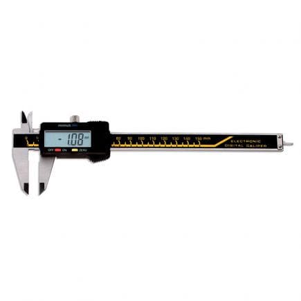 FERVI C041/150 - Pied à coulisse numérique électronique monobloc en acier inoxydable