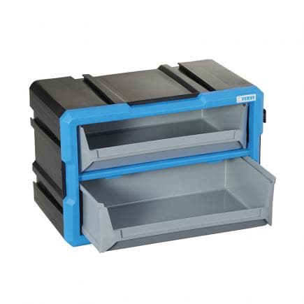 FERVI C086/02T - Commode modulable avec 2 plateaux amovibles
