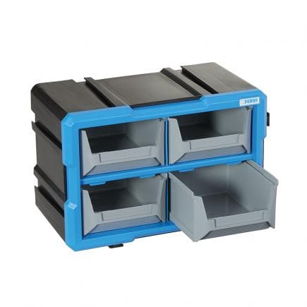 FERVI C086/04T - Commode modulable avec 4 plateaux amovibles