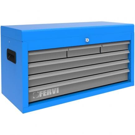 FERVI C900/A - Boîte à outils 6 tiroirs 661 x 309 x 363 mm