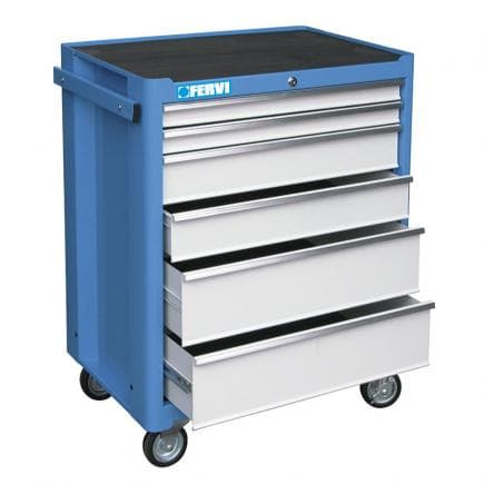 FERVI C900/BE02 - Tool rolling cabinet with tools (45 pcs.)