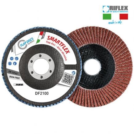 FERVI DF2100.217 - Disque à lamelles plat Smartflex Classic en corindon et argent