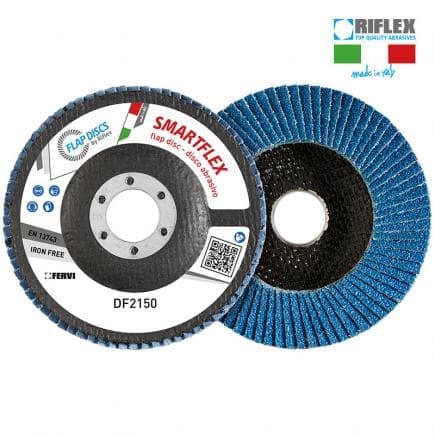 FERVI DF2150.115 - Disque à lamelles incliné Smartflex Classic en zirconium et argent