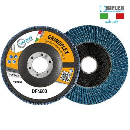 FERVI DF4600.114 - Disque à lamelles plat Grindflex Bigger en zirconium et or