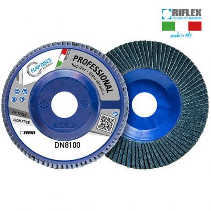 FERVI DN8100.114 - Disque à lamelles plat Professional Classic en zirconium et platine