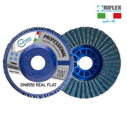 FERVI DN8550.112 - Disque à lamelles concave Real Flat professionnel en zirconium et platine