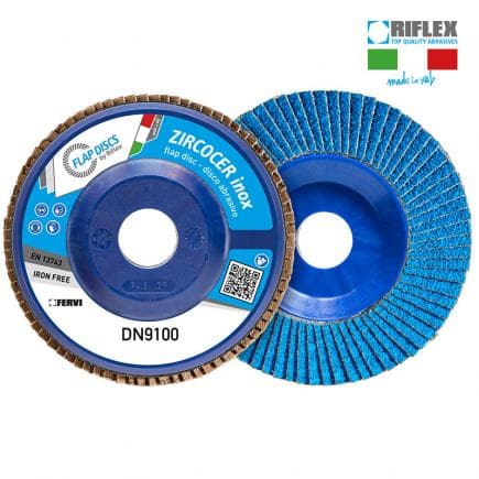 FERVI DN9100.312 - Disque à lamelles plat Zircocer Classic en zirconium céramique
