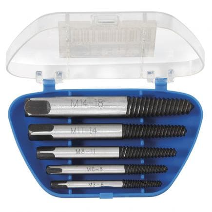 FERVI E001 - Jeu d'extracteurs de vis (5 pcs.)