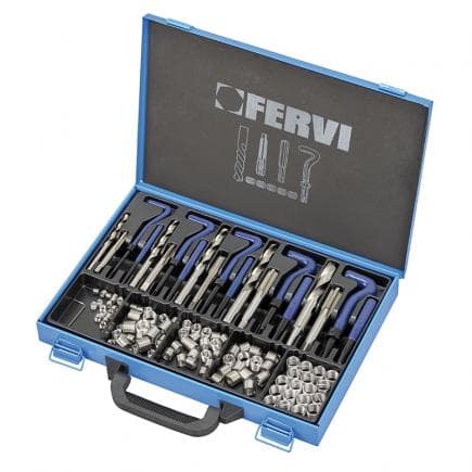 FERVI E010B - Kit de réparation de filetage métrique f-coil (125 pcs.) E010B