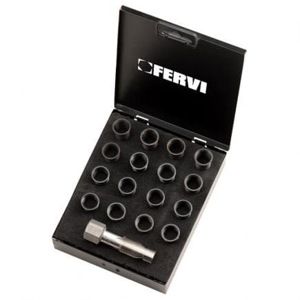 FERVI E011/M140X125B - Kit de réparation métrique avec filetages à douille pour bougies