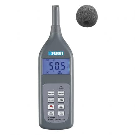 FERVI F010 - Sonomètre intégrateur numérique 31,5 Hz - 8 kHz