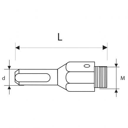 FERVI F015/002 - Arbre pour trépans