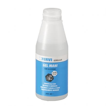 FERVI GENI200A - Hand hygienizing gel 70% alcohol 200ml