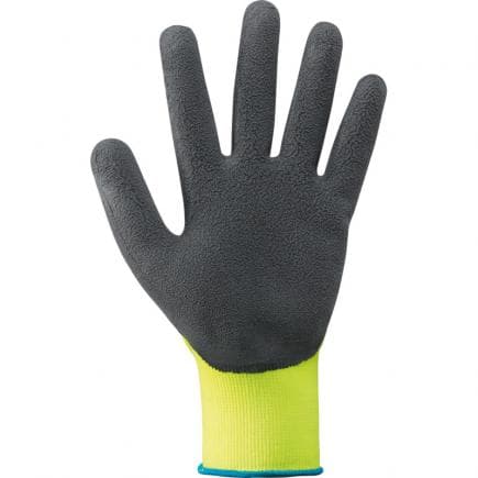 FERVI GL503/08 - Gant 100% nylon/latex sans couture avec support fluo