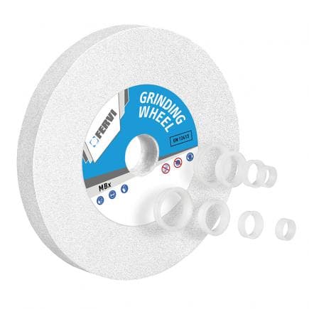 FERVI MB01/60 - Meule abrasive en corindon blanc