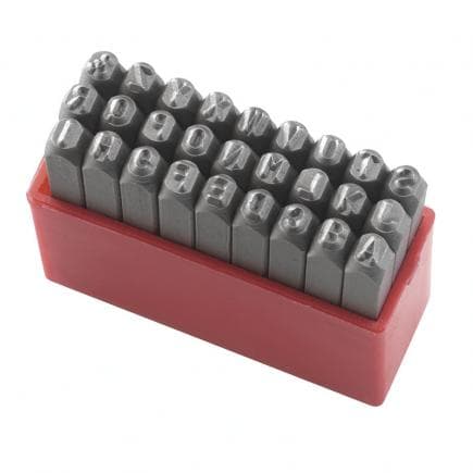 FERVI P012/L03 - Lettres HRC 58-60 Chrome-Vanadium (27 pcs.)