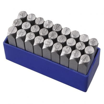 FERVI P012/L03P - Lettres HRC 58-60 Chrome-Vanadium Micro stress (27 pcs.)