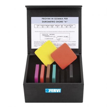 FERVI P013 - Spécimens de caoutchouc Shore ''A'' (7 pcs.)